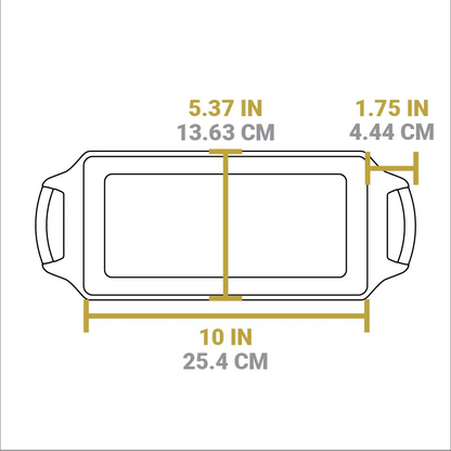 Seasoned Cast Iron Large Loaf Pan