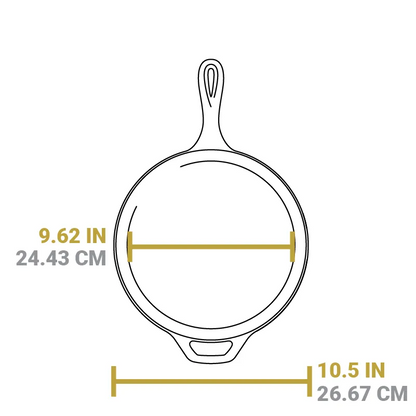 3.2 Quart Seasoned Cast Iron Combo Cooker