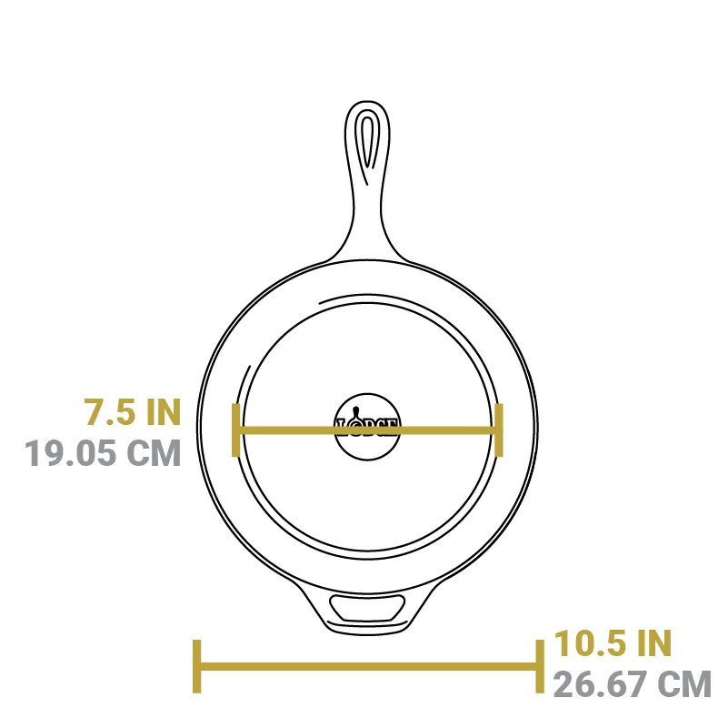 Cast Iron Deep Skillet